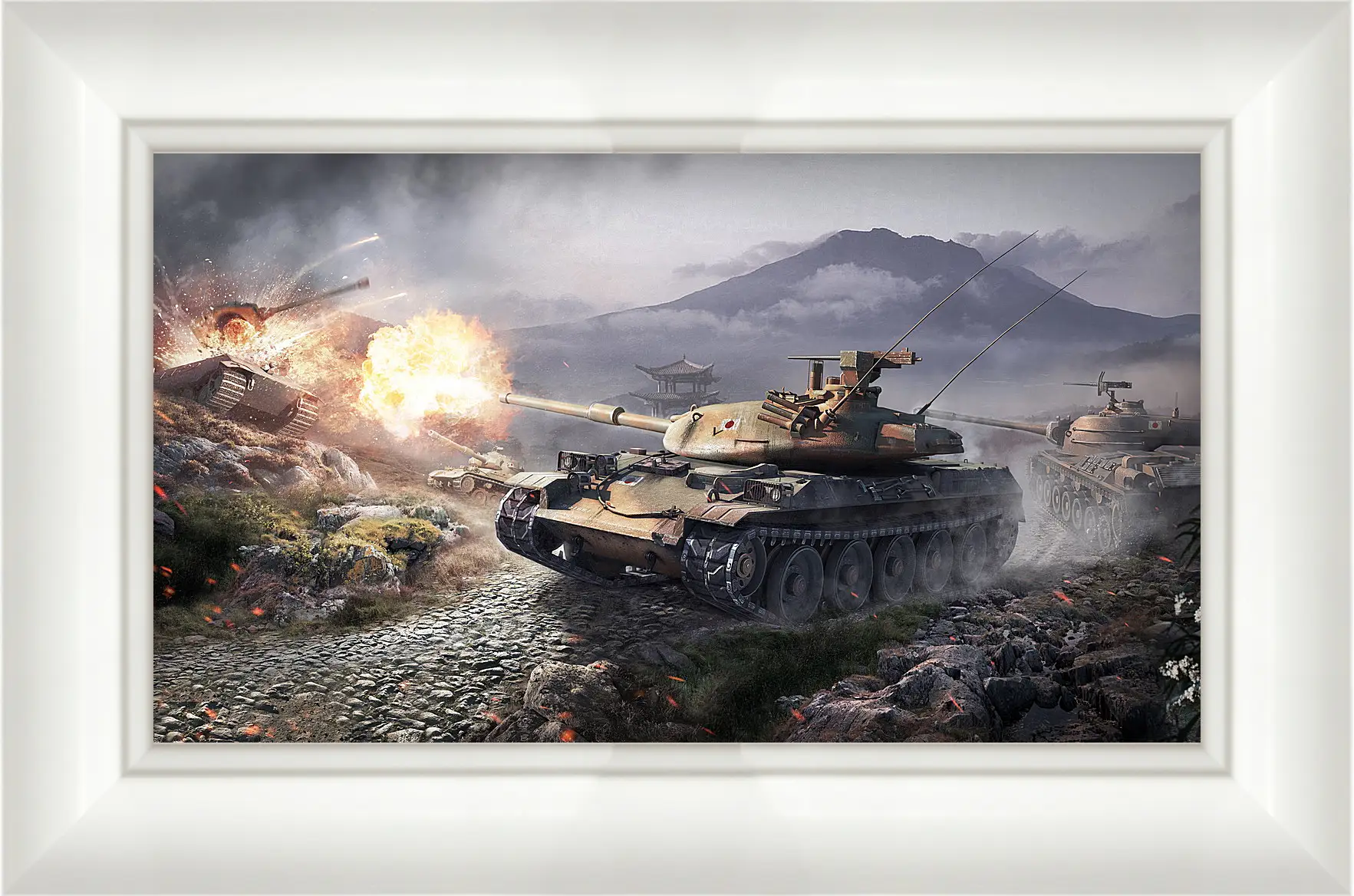 Картина в раме - World Of Tanks