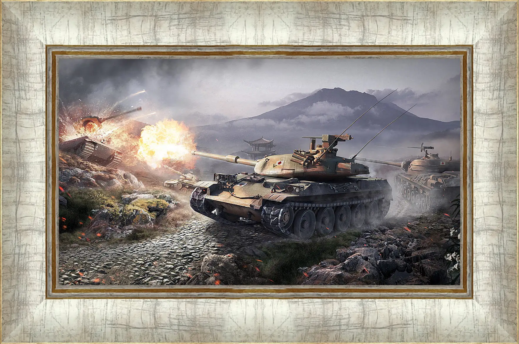 Картина в раме - World Of Tanks