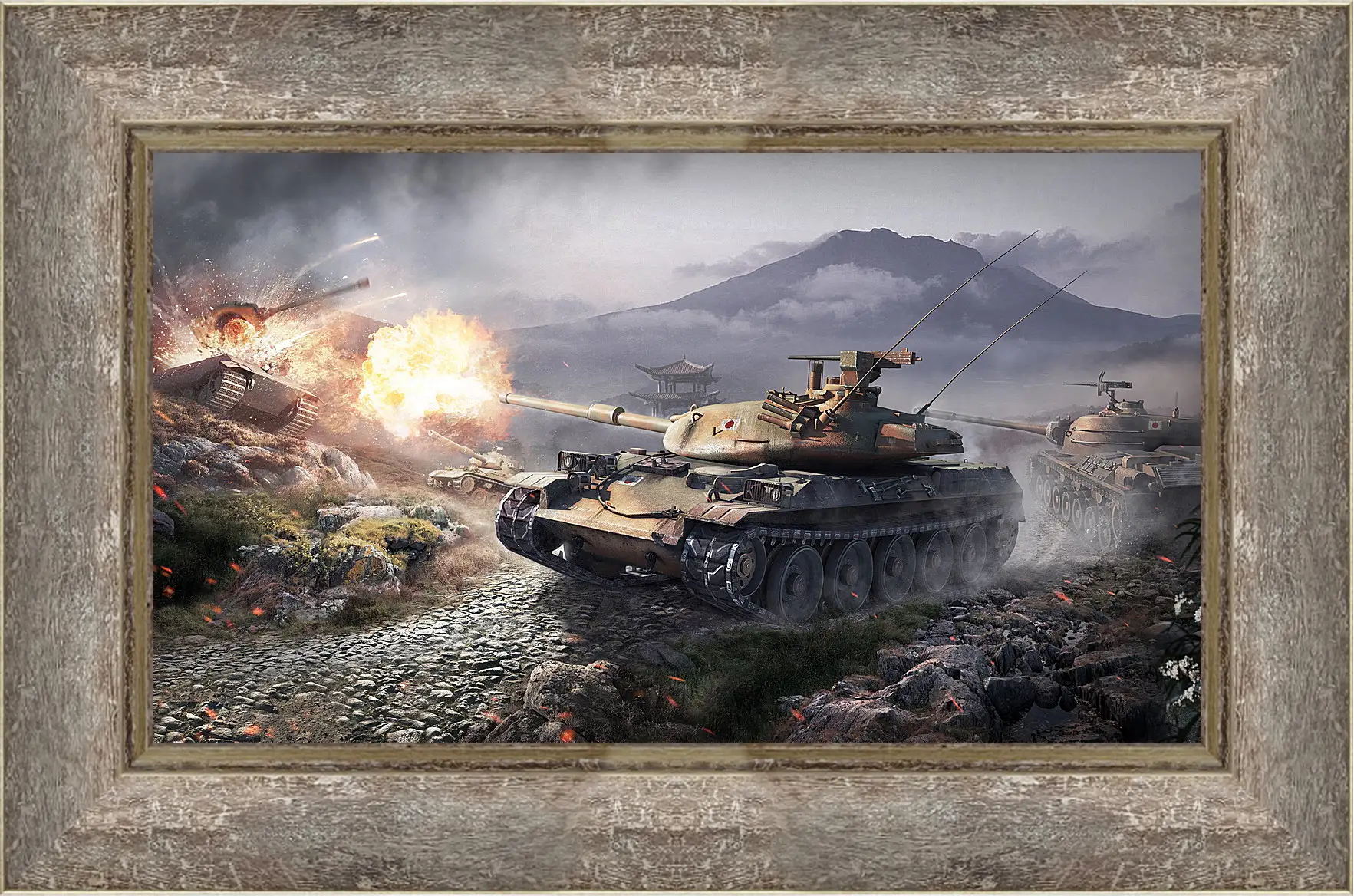 Картина в раме - World Of Tanks