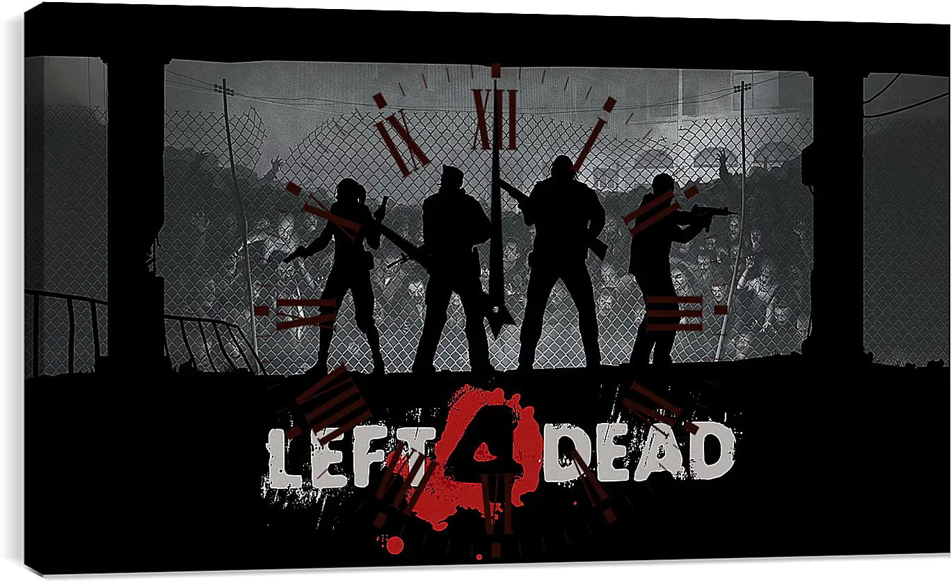 Часы картина - Left 4 Dead
