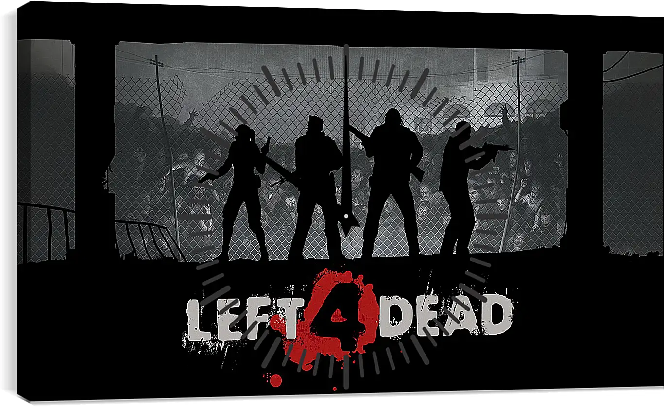 Часы картина - Left 4 Dead
