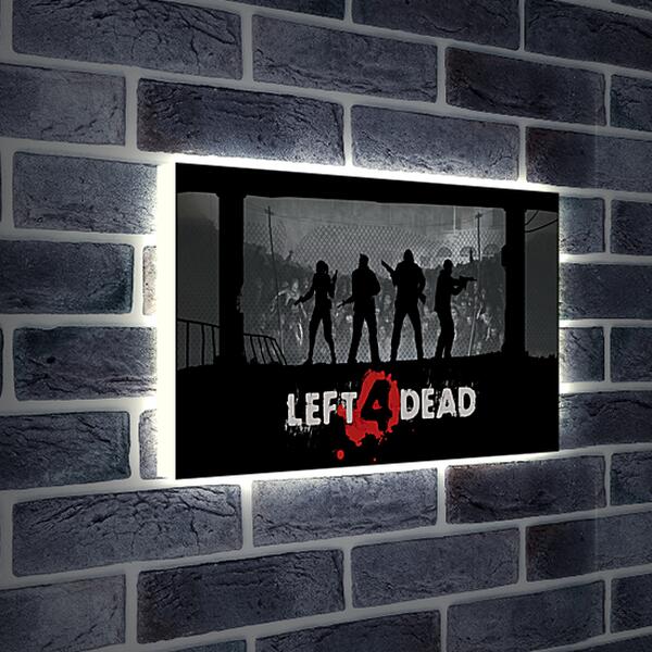Лайтбокс световая панель - Left 4 Dead
