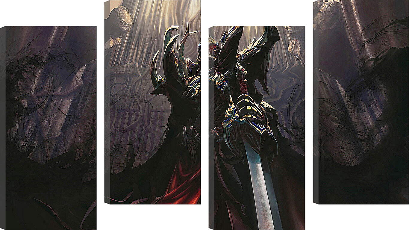 Модульная картина - Demon Sword

