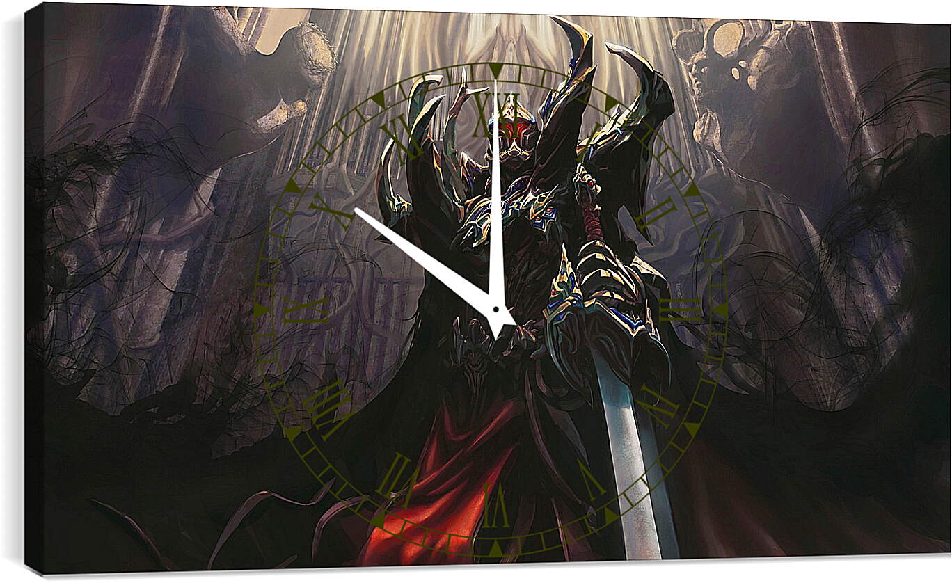 Часы картина - Demon Sword
