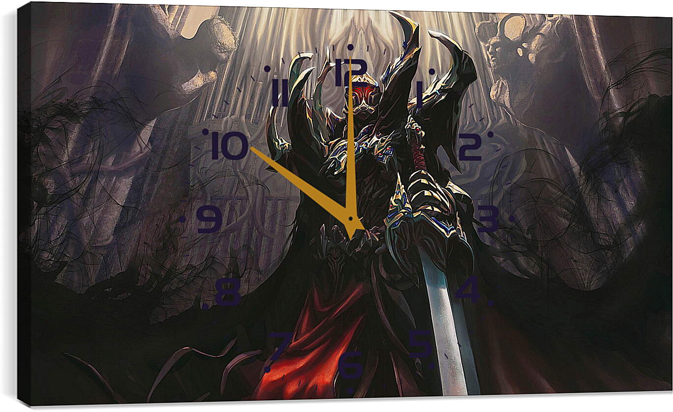 Часы картина - Demon Sword
