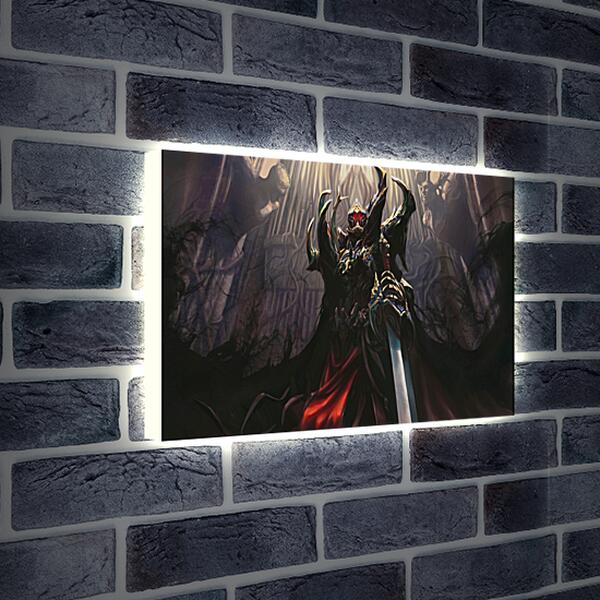 Лайтбокс световая панель - Demon Sword
