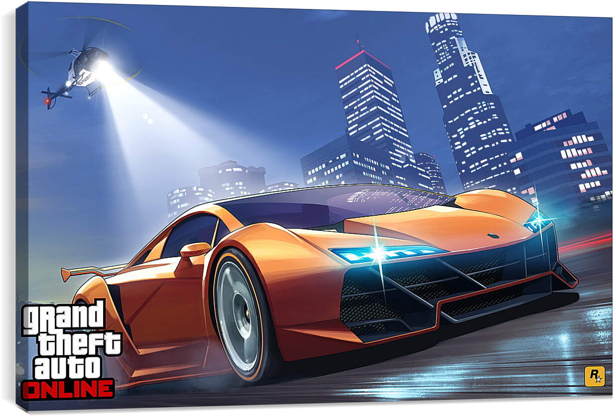Постер и плакат - Grand Theft Auto Online
