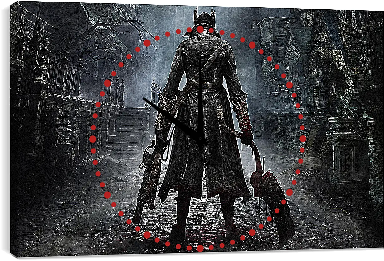 Часы картина - Bloodborne
