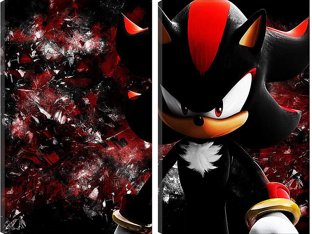 Модульная картина - Sonic The Hedgehog