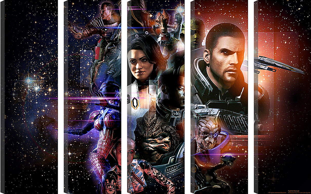 Модульная картина - Mass Effect 2
