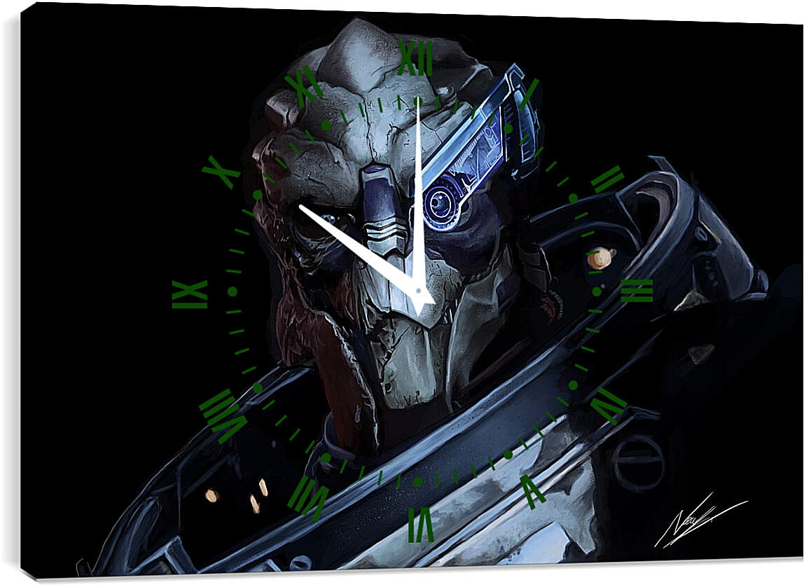 Часы картина - Mass Effect
