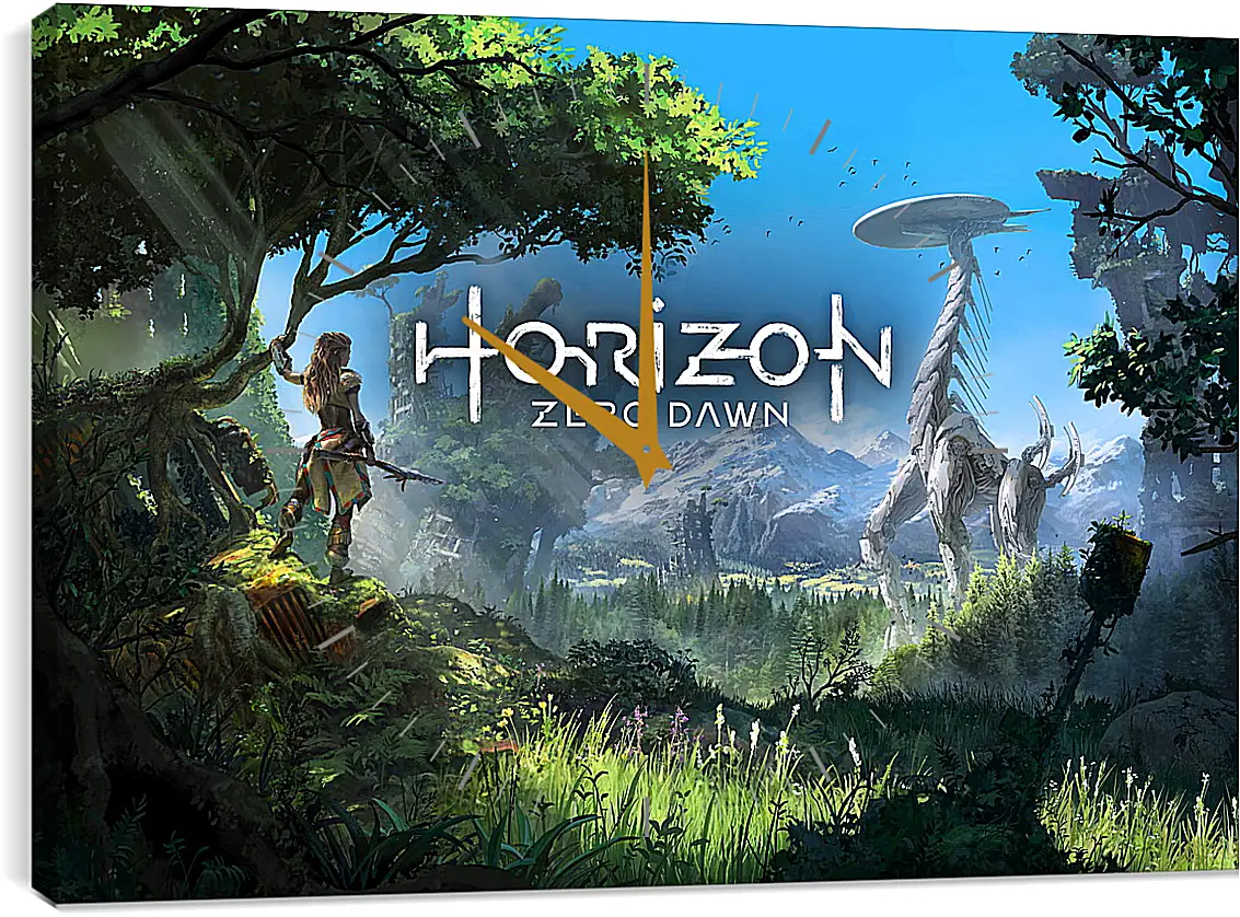 Часы картина - Horizon Zero Dawn
