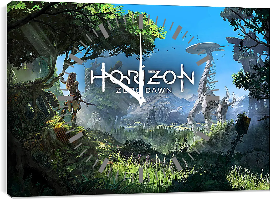 Часы картина - Horizon Zero Dawn
