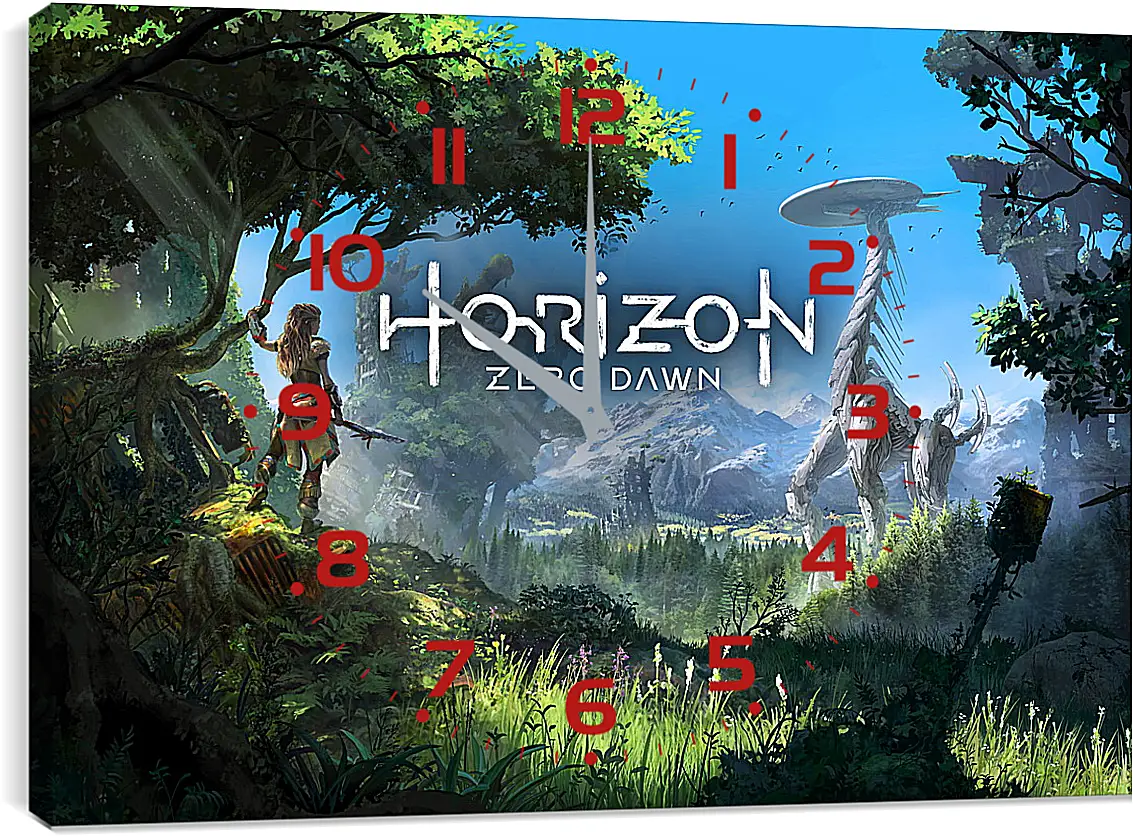Часы картина - Horizon Zero Dawn

