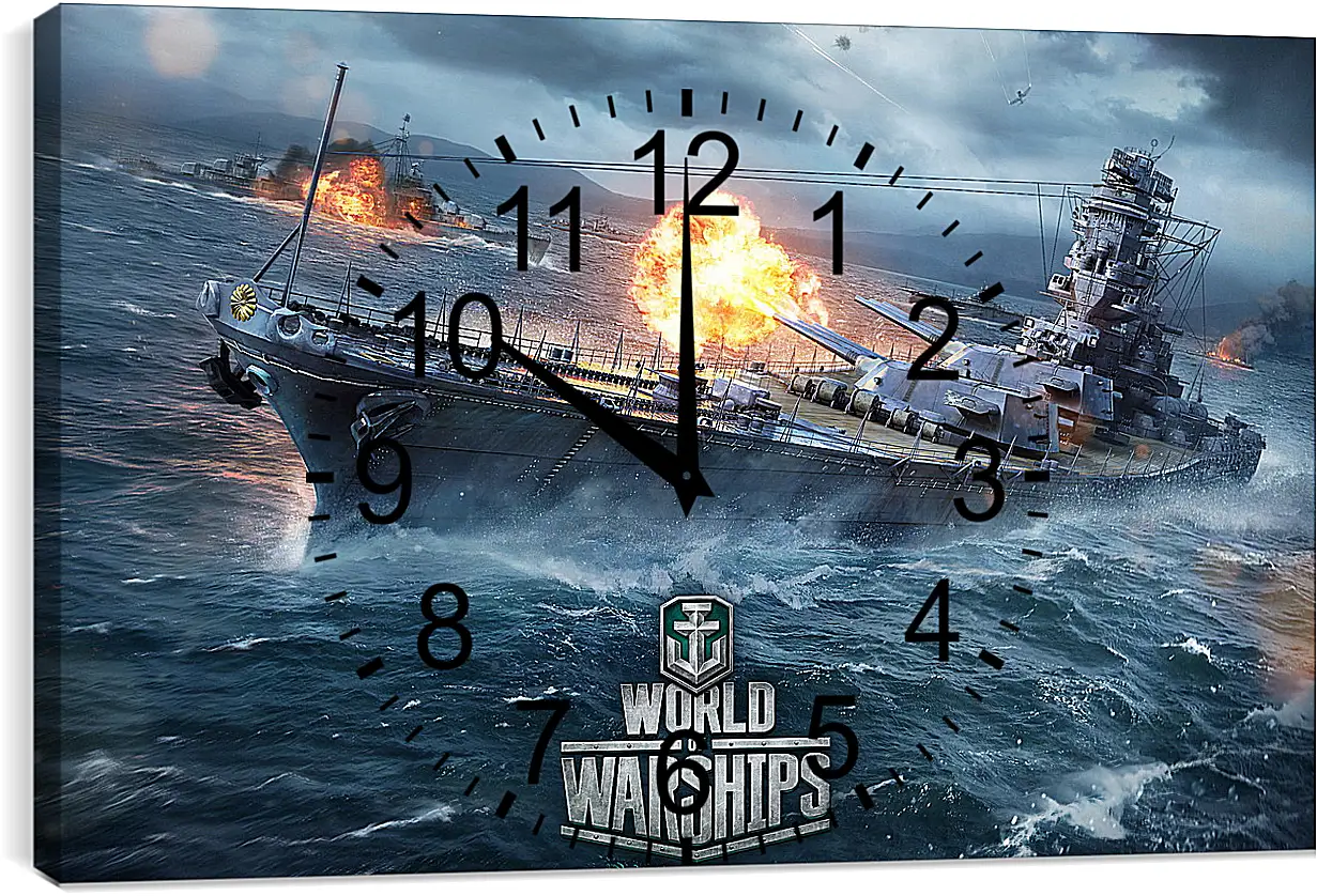 Часы картина - World Of Warships