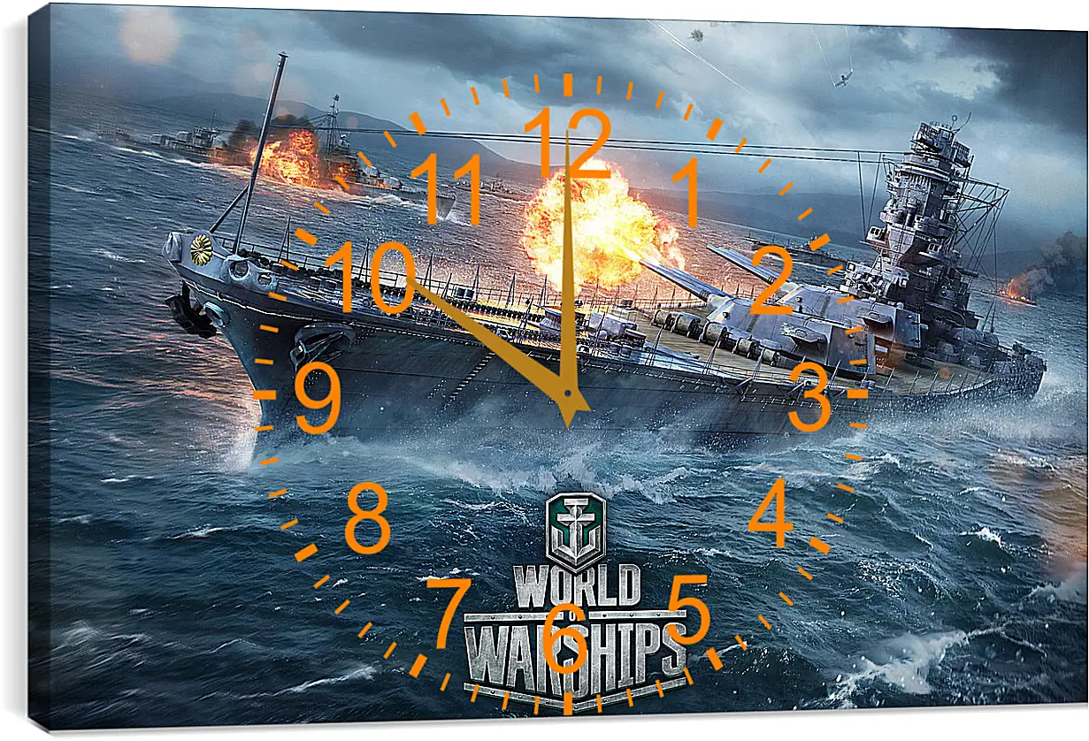 Часы картина - World Of Warships