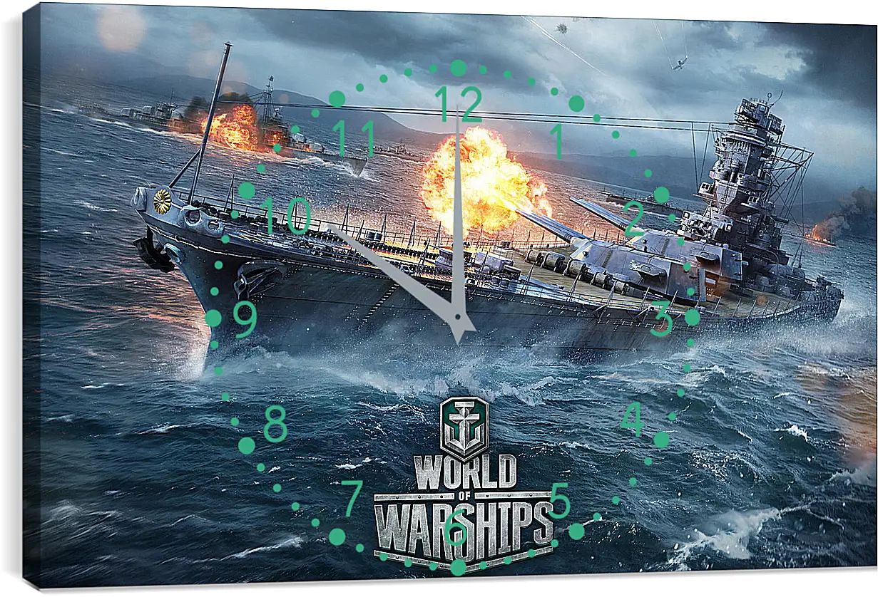 Часы картина - World Of Warships