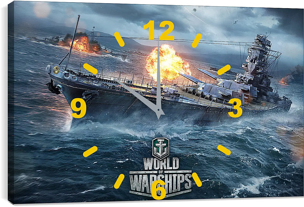 Часы картина - World Of Warships