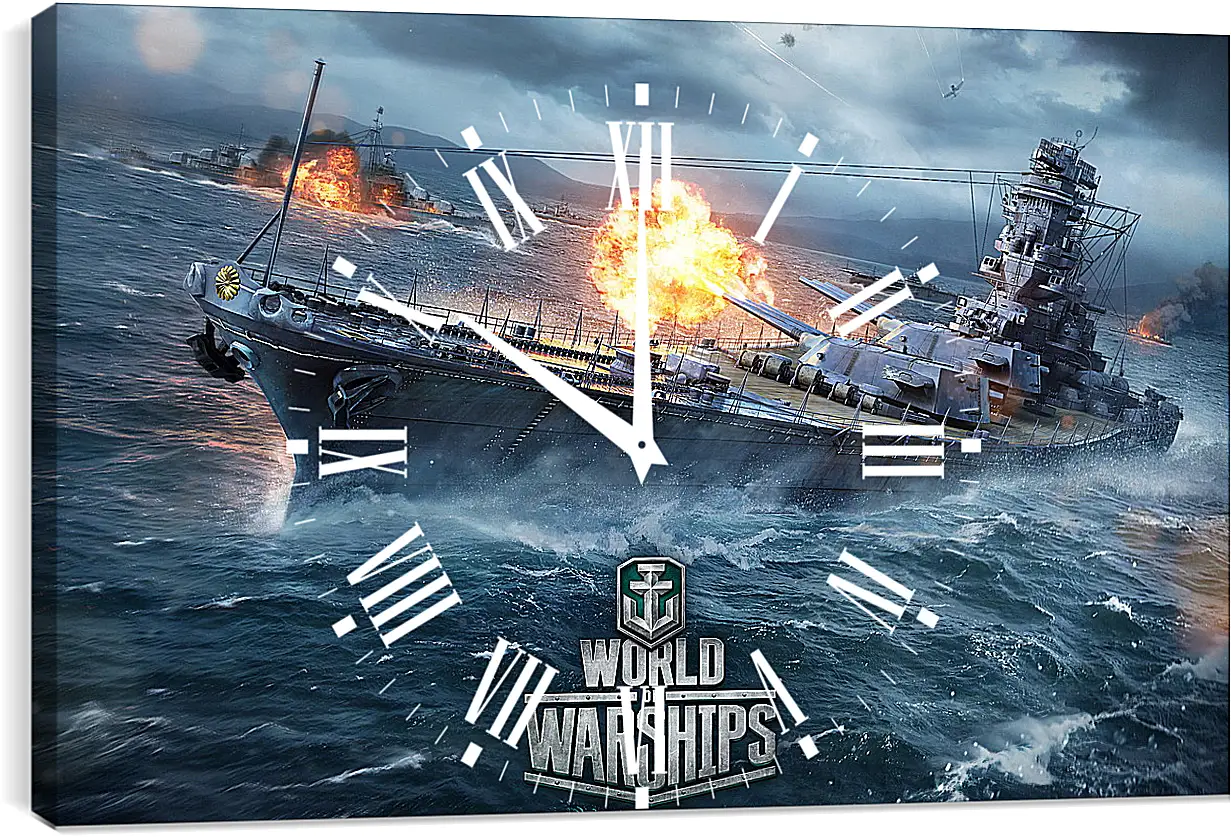 Часы картина - World Of Warships