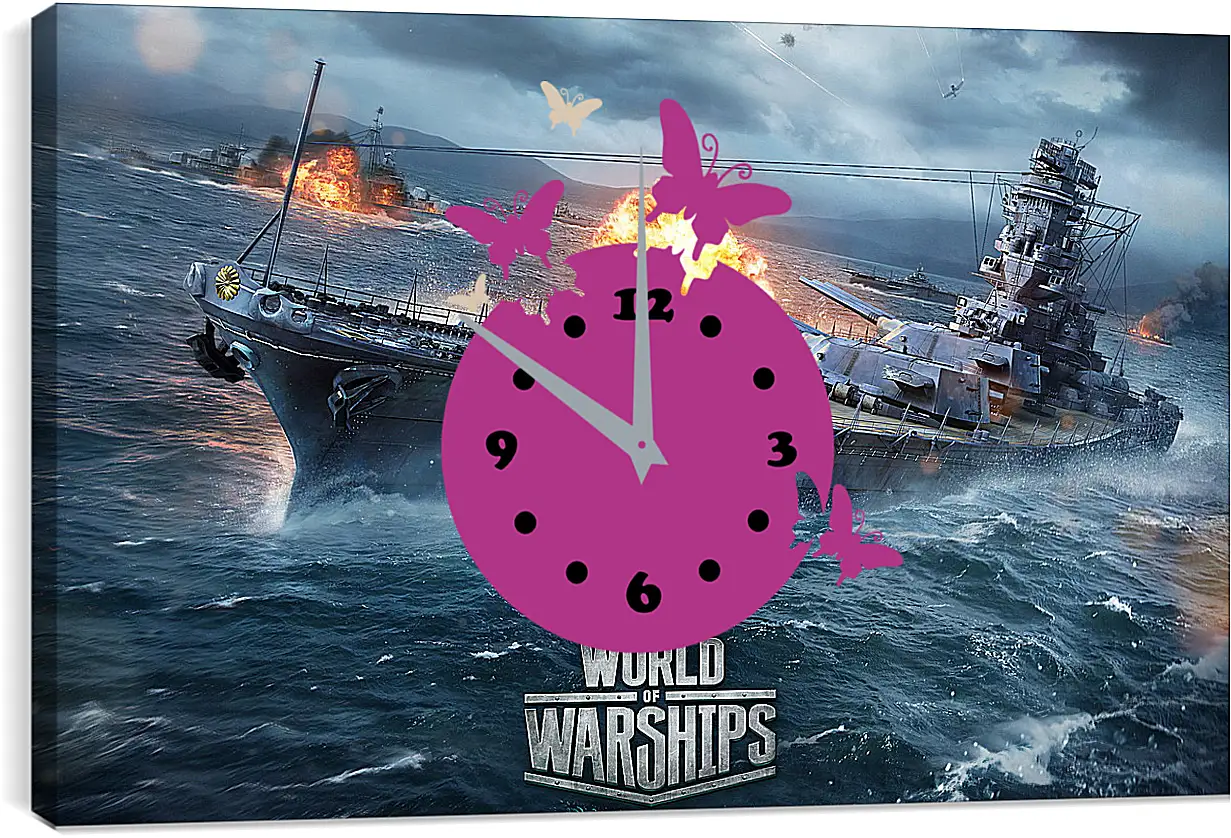 Часы картина - World Of Warships