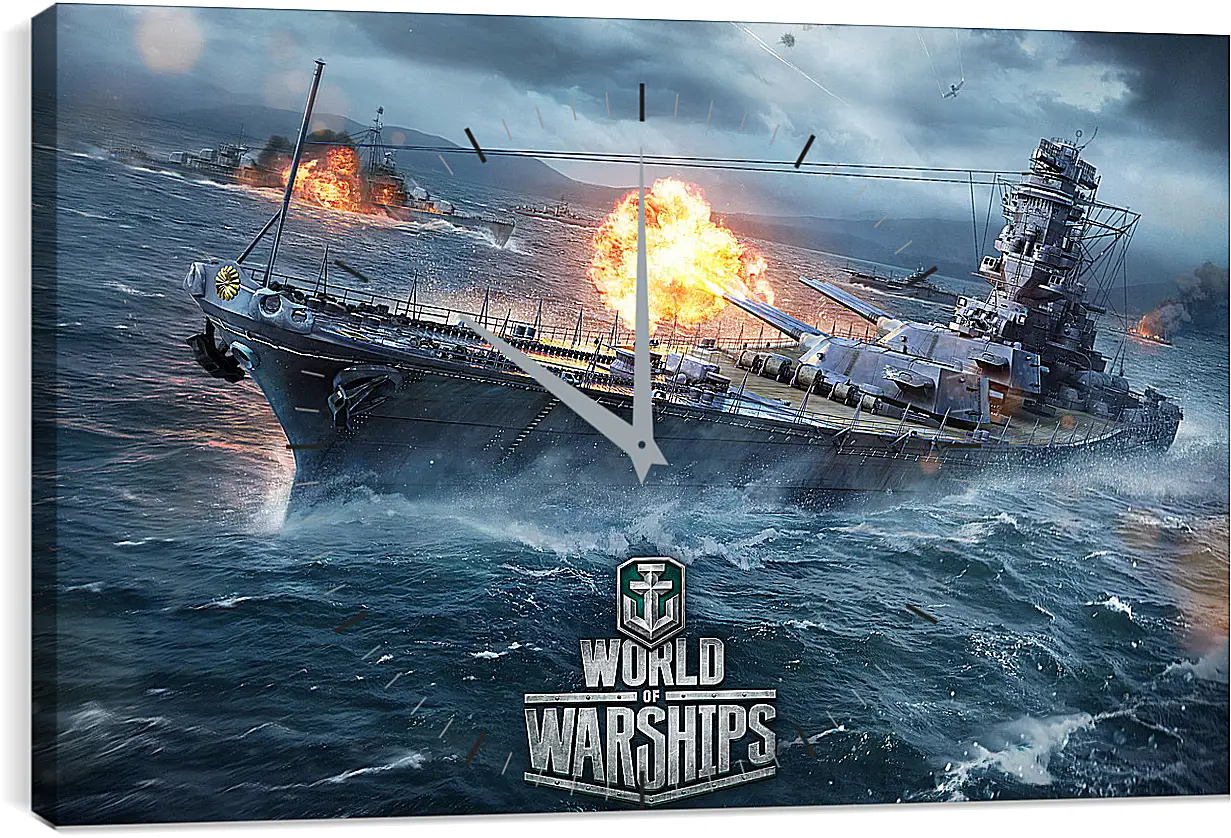 Часы картина - World Of Warships