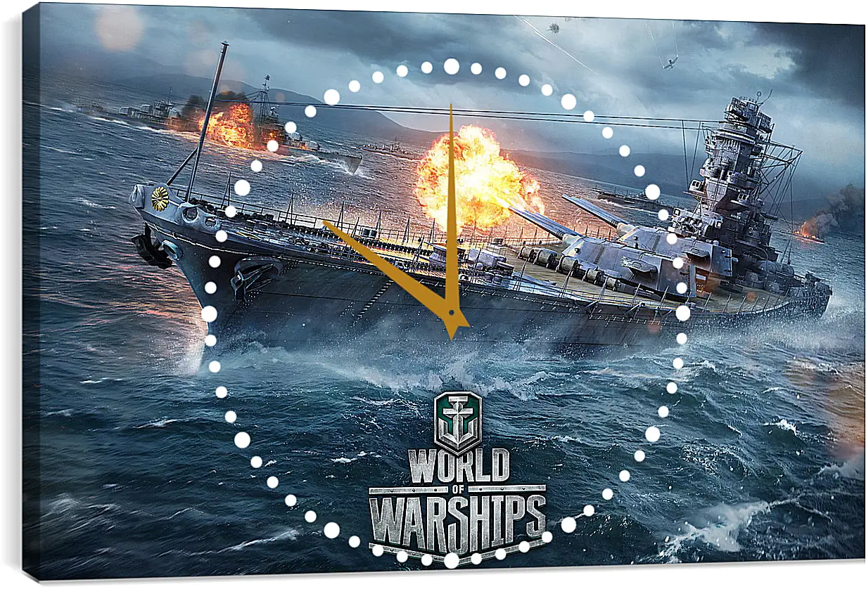 Часы картина - World Of Warships