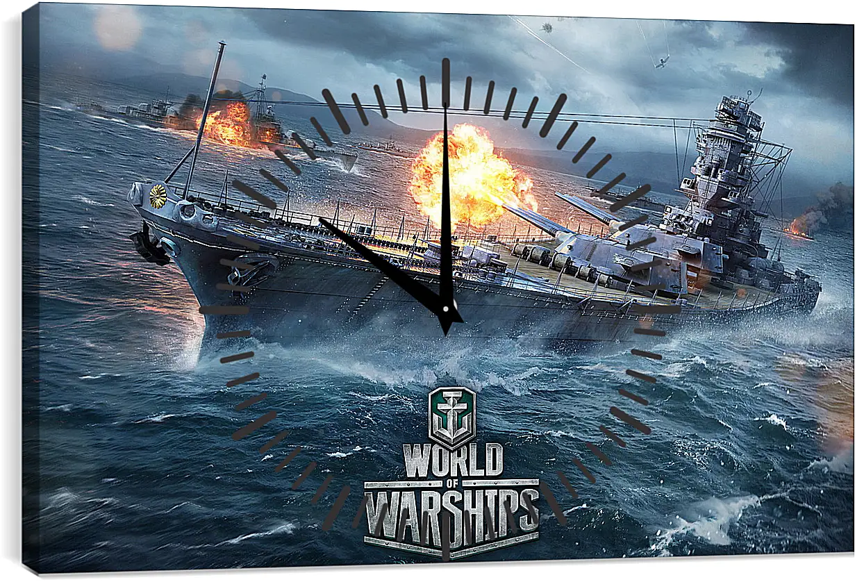 Часы картина - World Of Warships