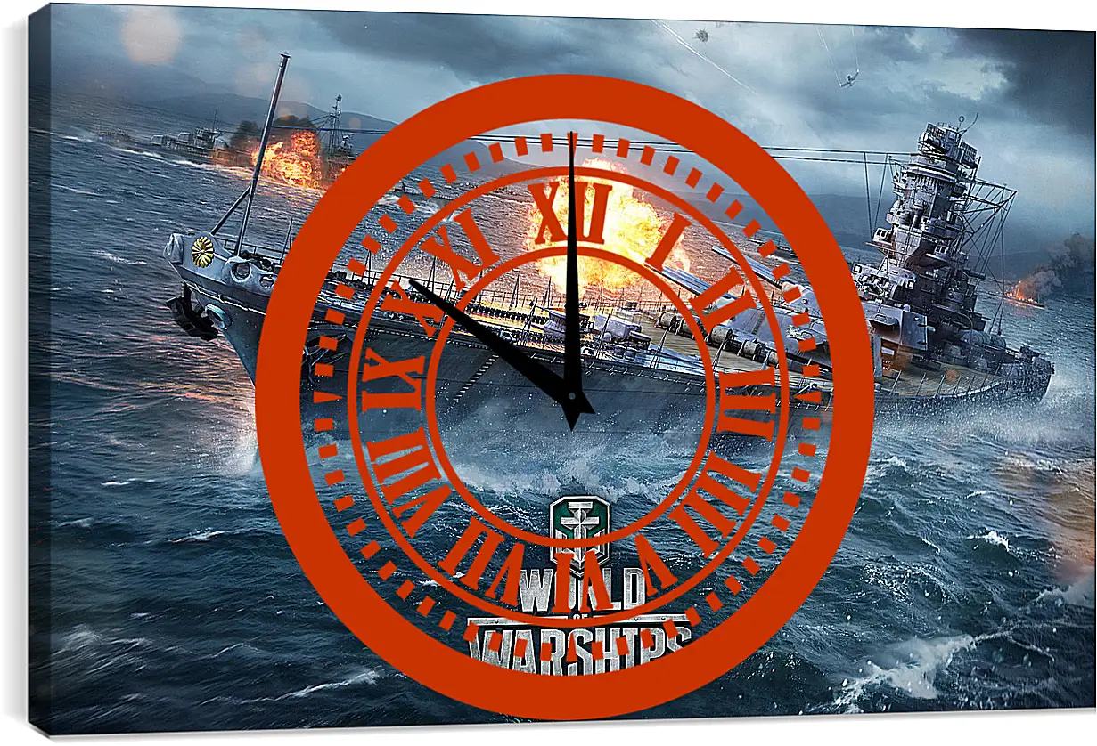 Часы картина - World Of Warships