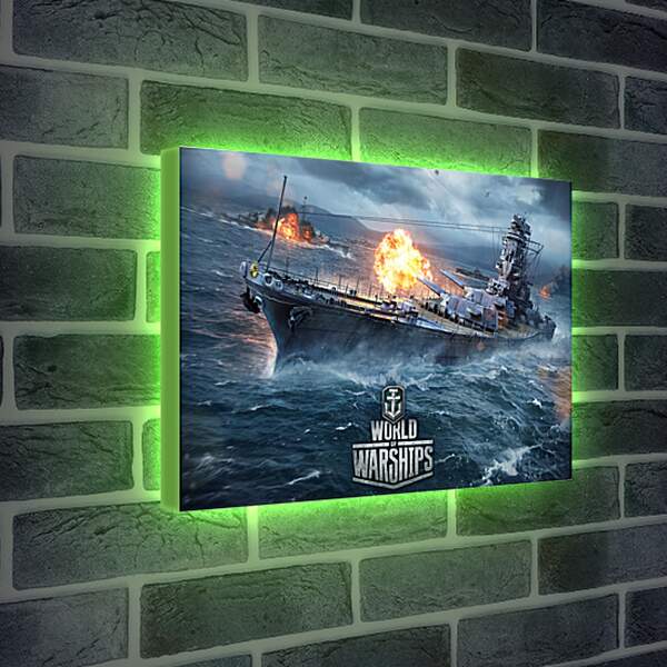 Лайтбокс световая панель - World Of Warships