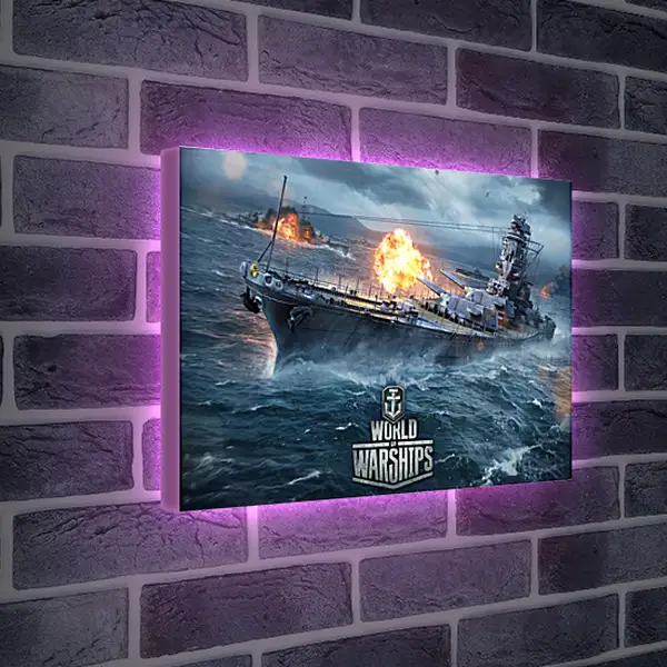 Лайтбокс световая панель - World Of Warships