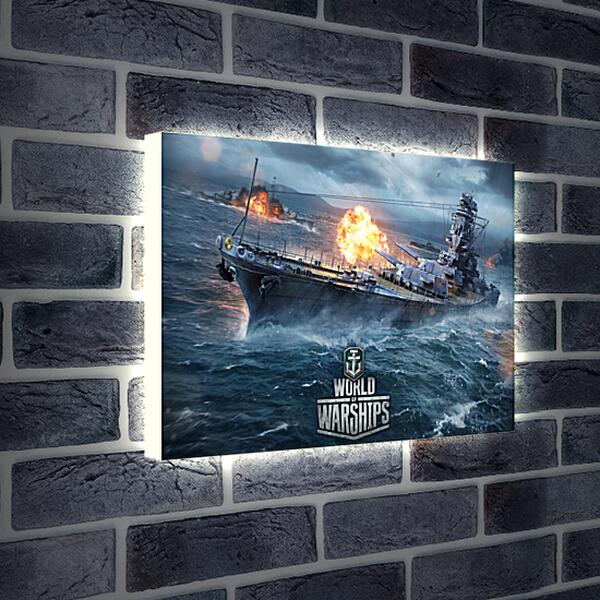 Лайтбокс световая панель - World Of Warships