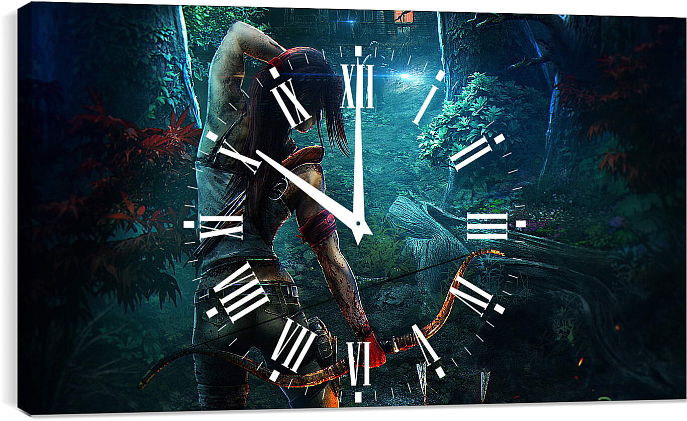 Часы картина - Tomb Raider (2013)