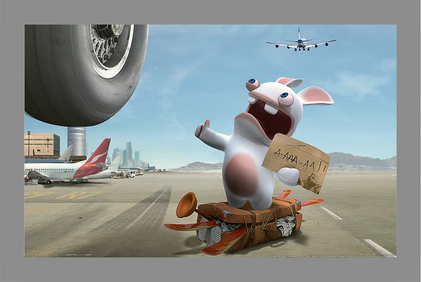 Картина в раме - Raving Rabbids
