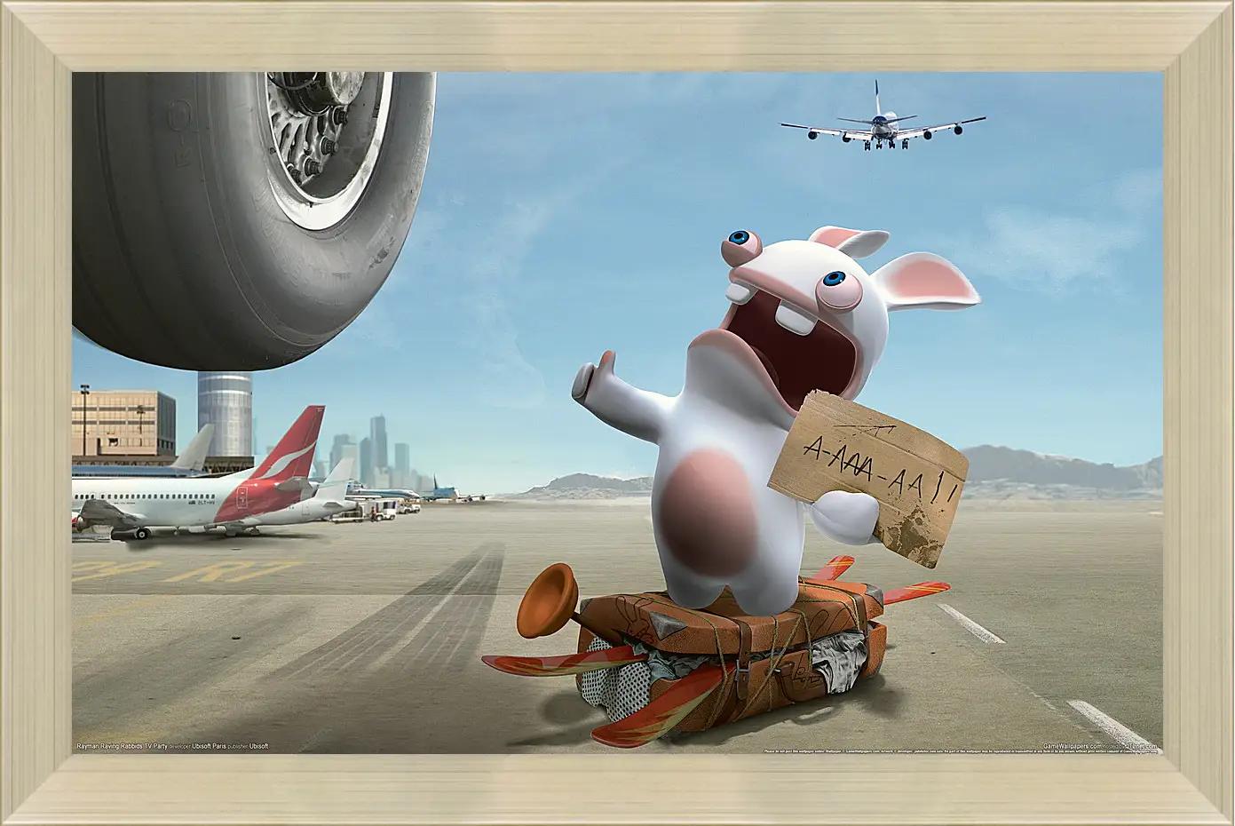 Картина в раме - Raving Rabbids
