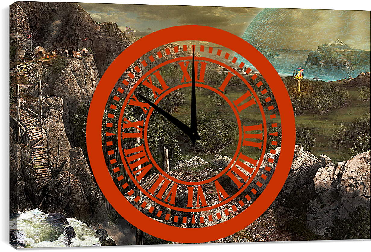 Часы картина - Arcania
