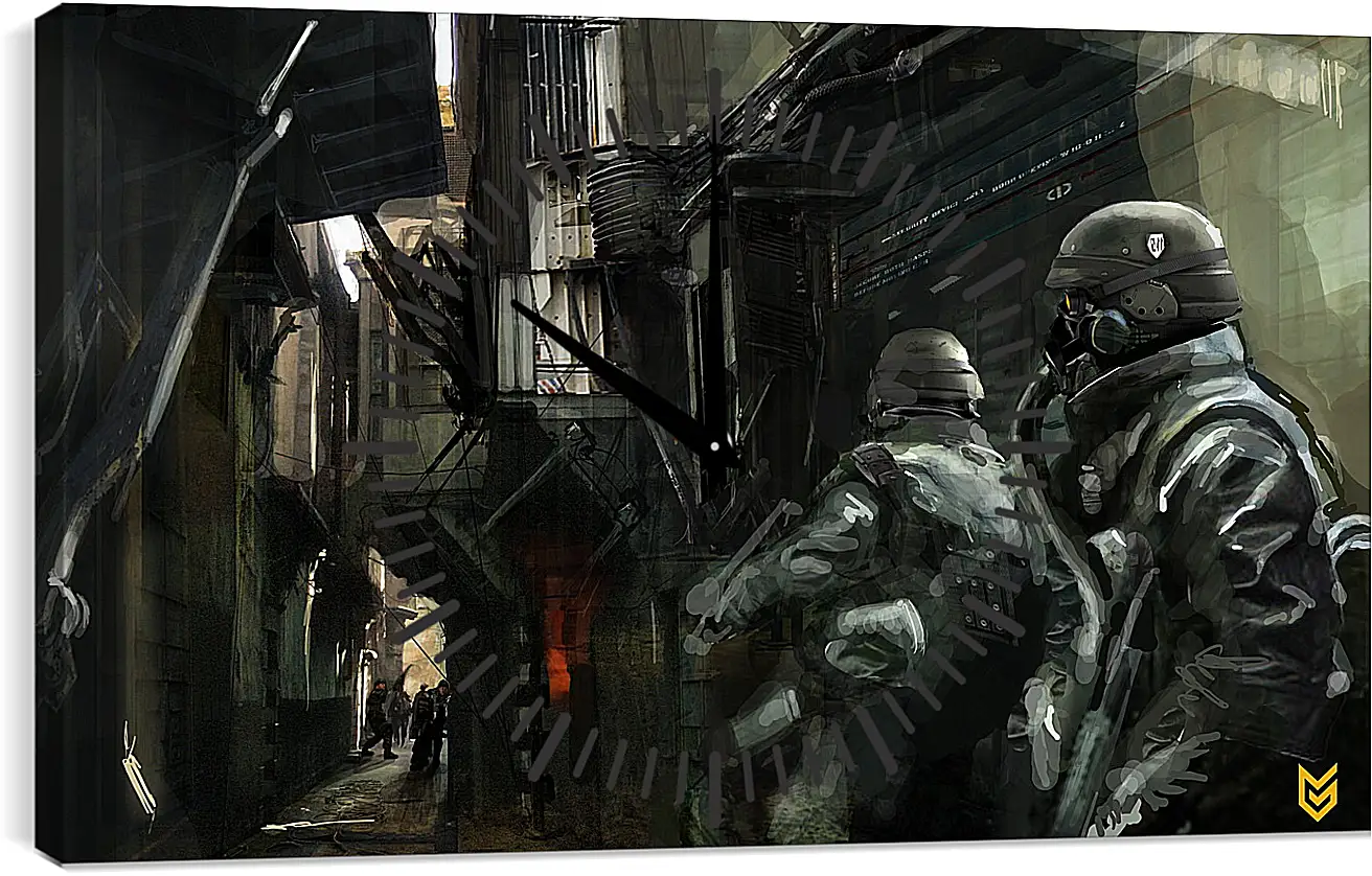 Часы картина - Killzone 2
