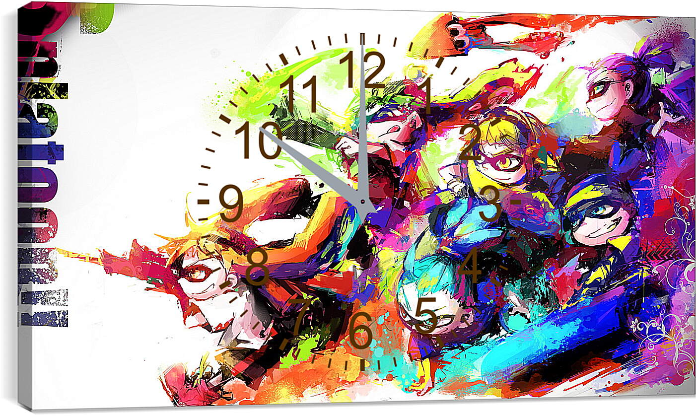 Часы картина - Splatoon
