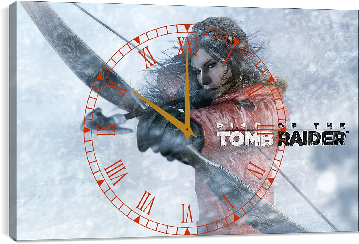 Часы картина - Rise Of The Tomb Raider