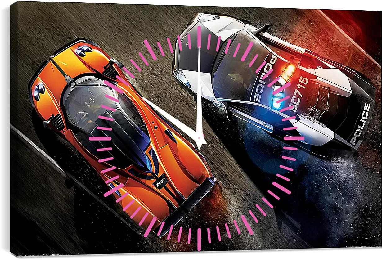 Часы картина - Need For Speed: Hot Pursuit
