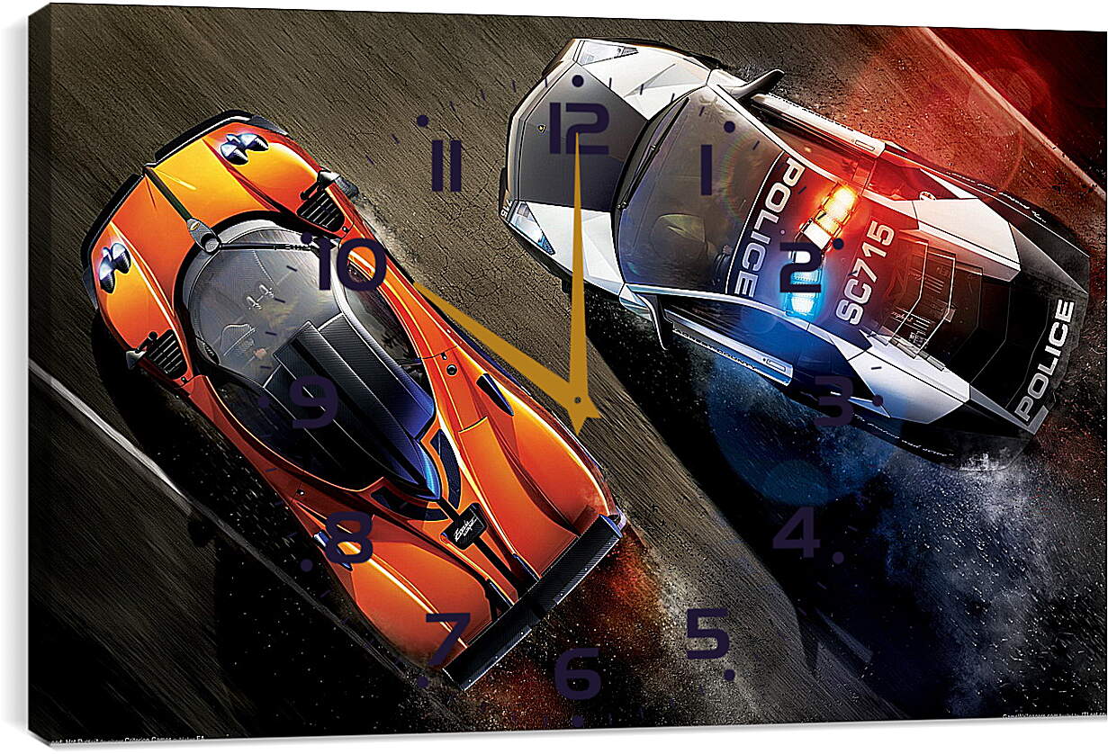 Часы картина - Need For Speed: Hot Pursuit
