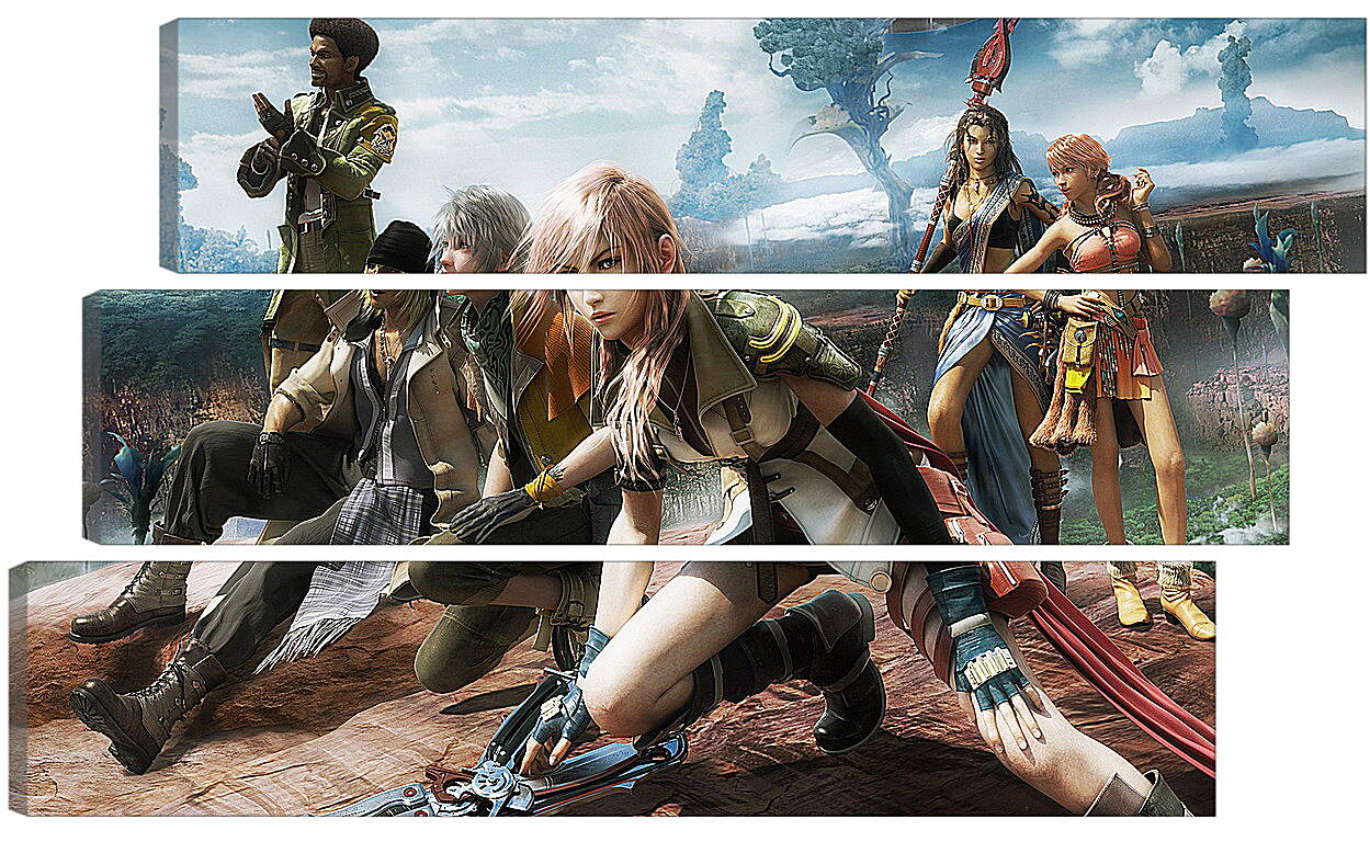 Модульная картина - Final Fantasy XIII
