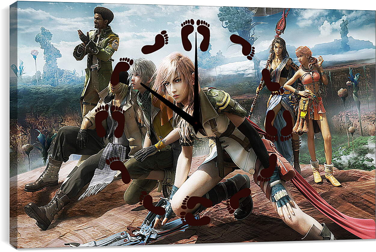 Часы картина - Final Fantasy XIII
