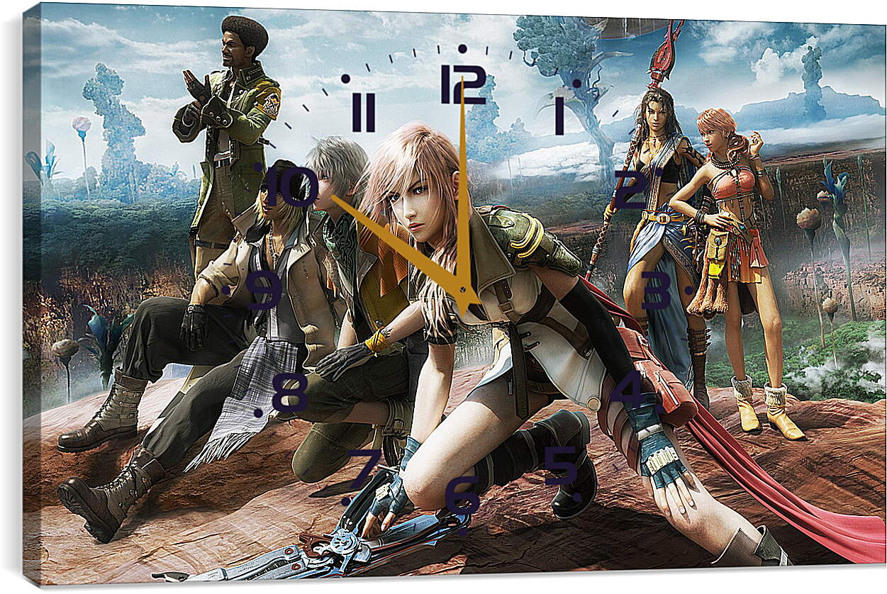 Часы картина - Final Fantasy XIII
