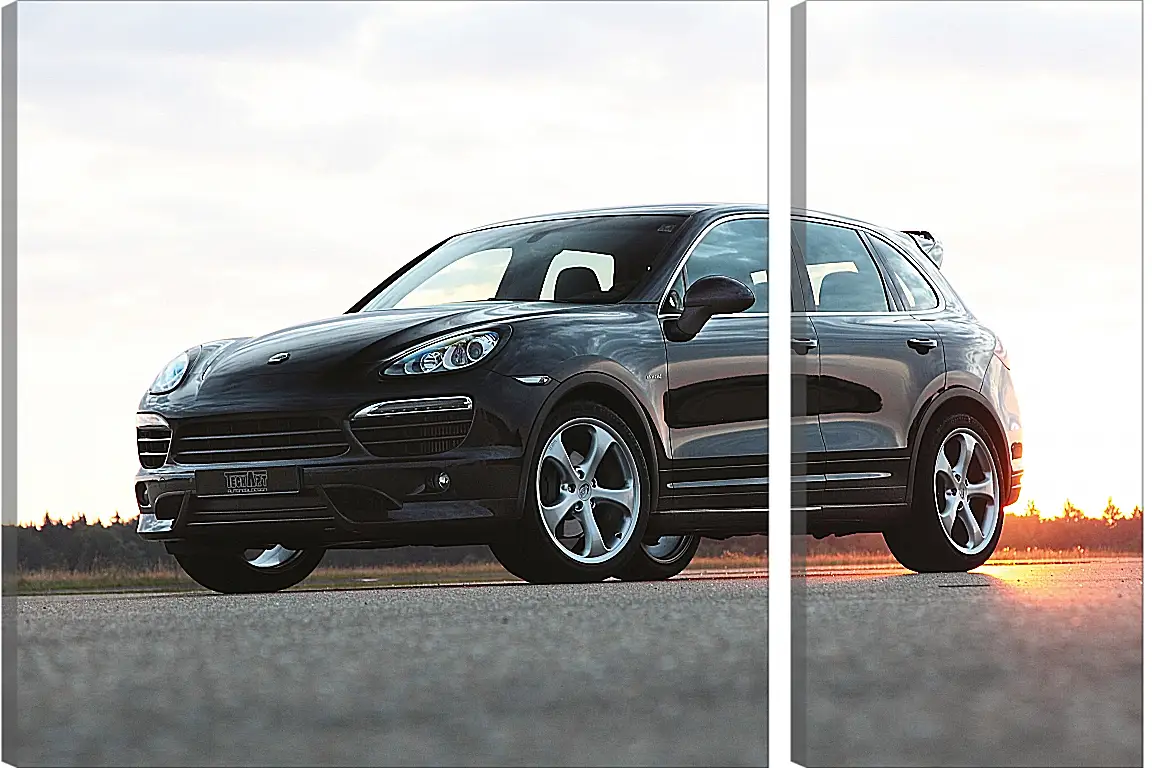 Модульная картина - Порше Каен (Porsche Cayenne)