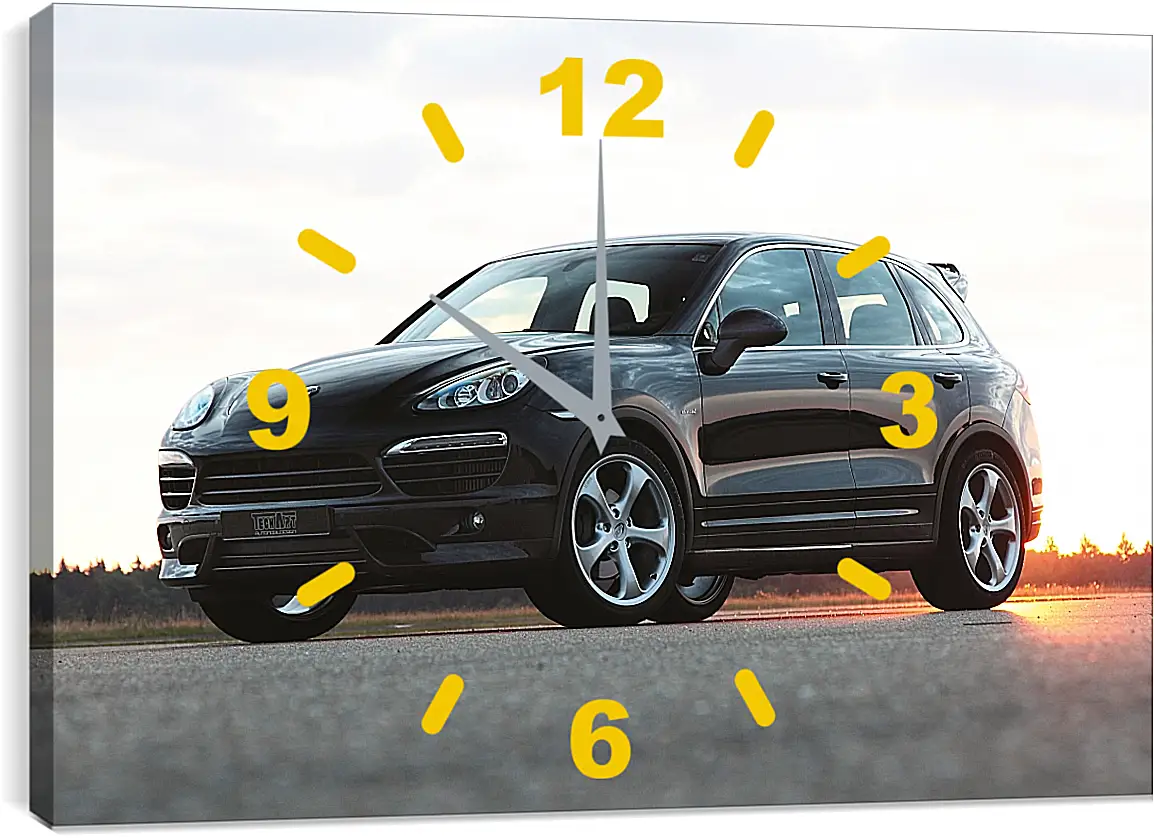 Часы картина - Порше Каен (Porsche Cayenne)