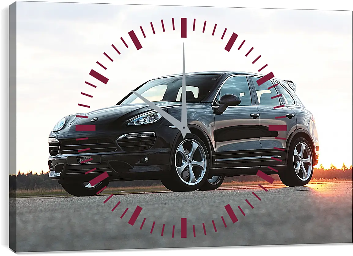 Часы картина - Порше Каен (Porsche Cayenne)