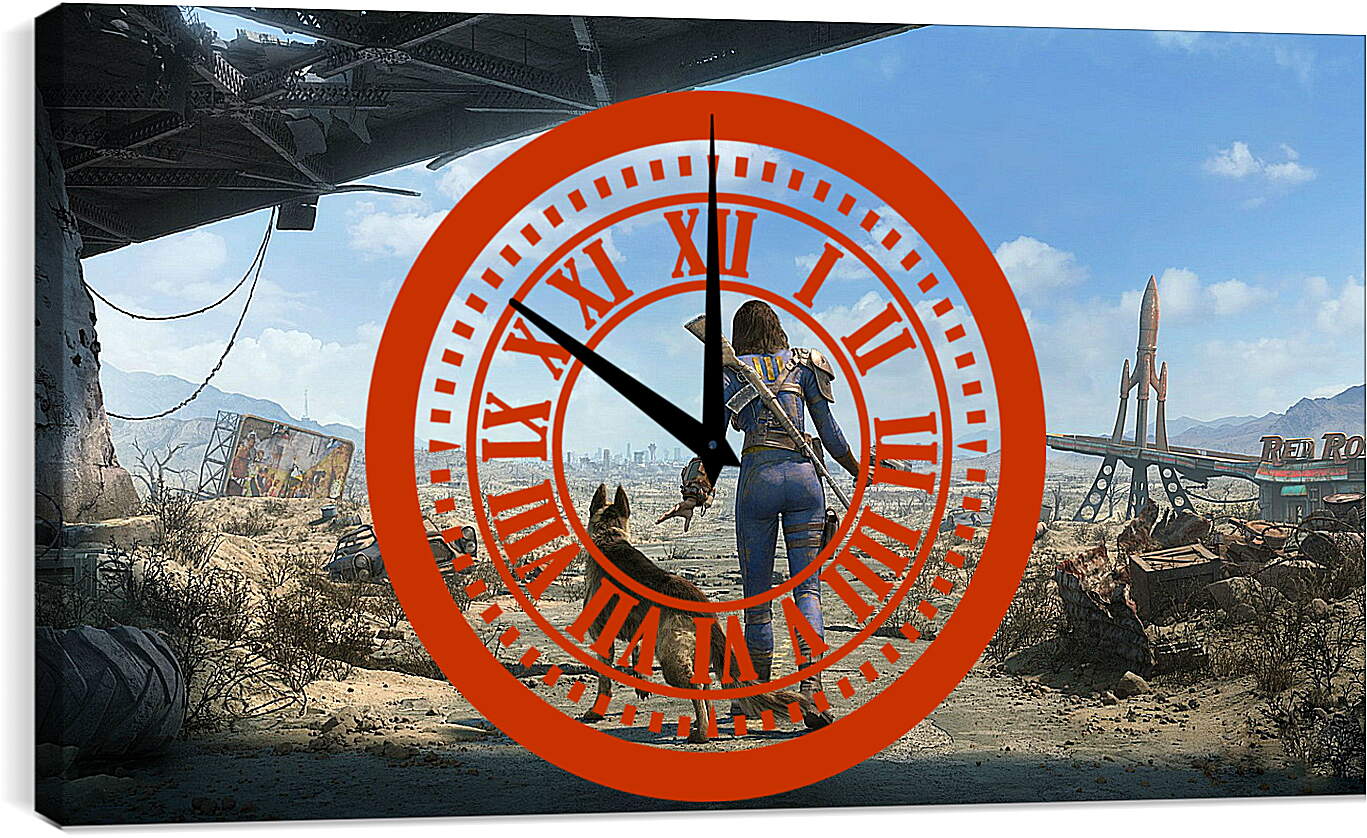 Часы картина - Fallout 4
