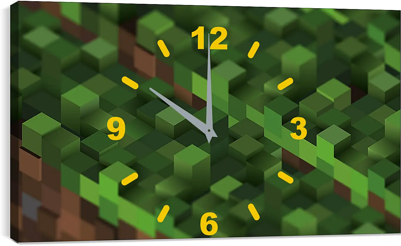 Часы картина - Minecraft