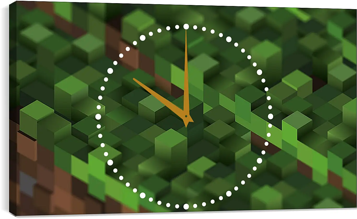 Часы картина - Minecraft