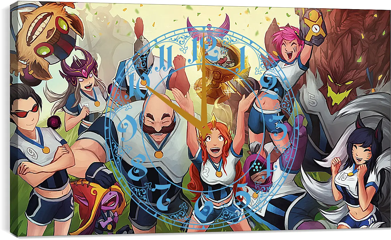 Часы картина - League Of Legends
